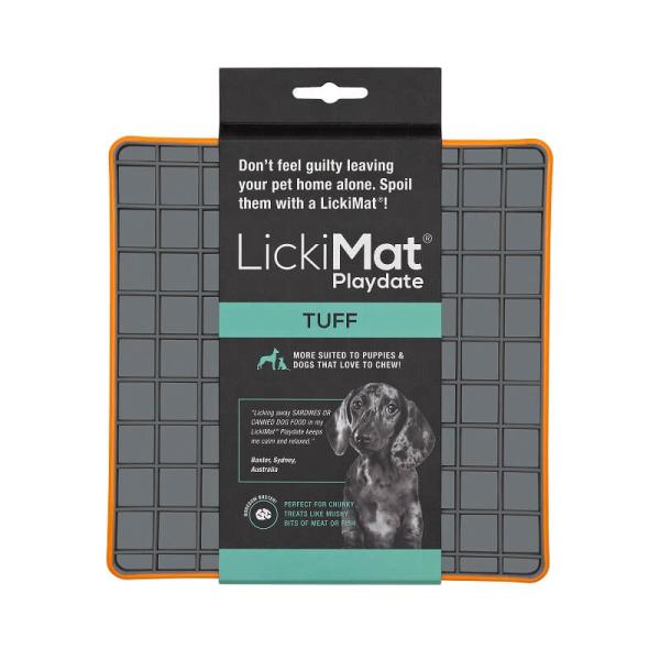 LickiMat - Playdate Tuff Orange